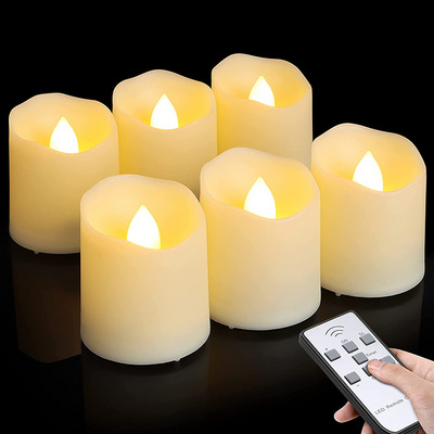 Flickering tea lights with remote hotsell