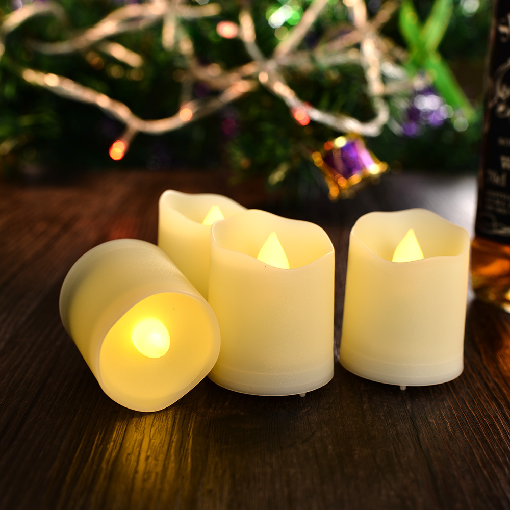 Wholesale battery powered flameless mini led tea light candle for decoration