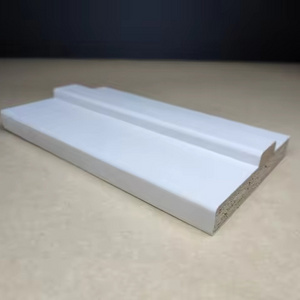 Wood Door Trim Manufacturer Solid Wood Casing White Decorative Primed Wood Door Casing Molding