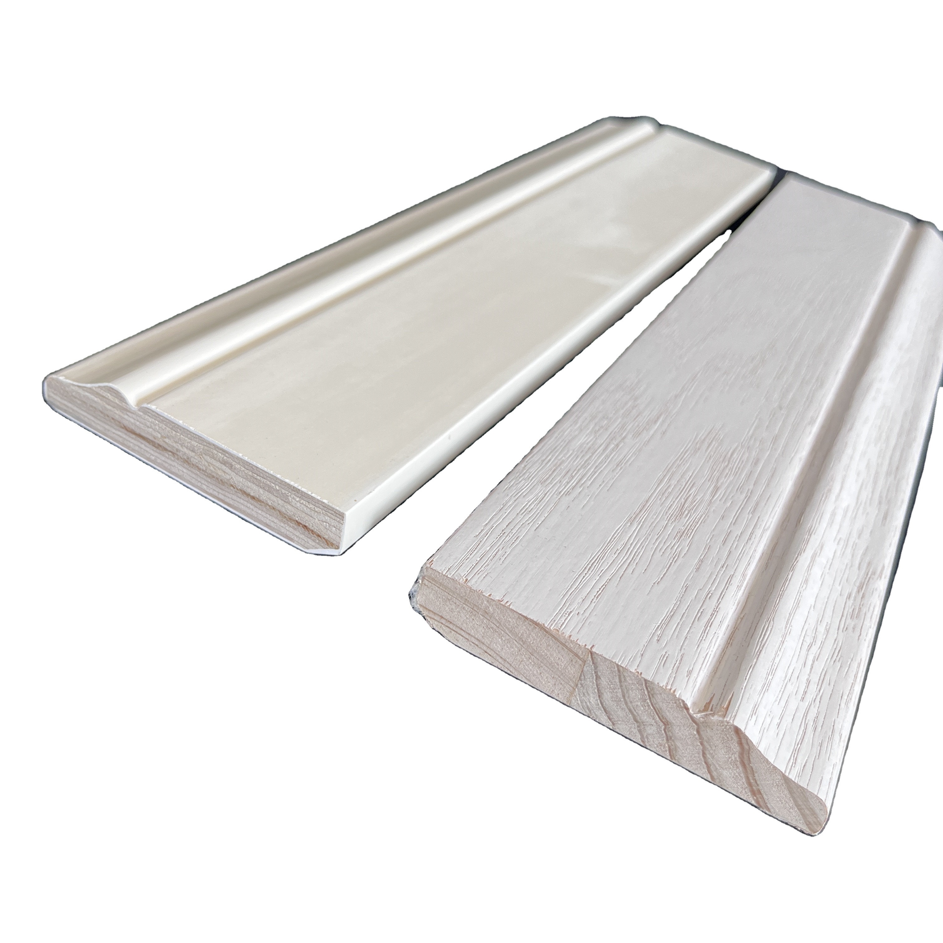 Trims Solid Wood Mouldings White Primed Door Casing MDF Baseboard Mouldings