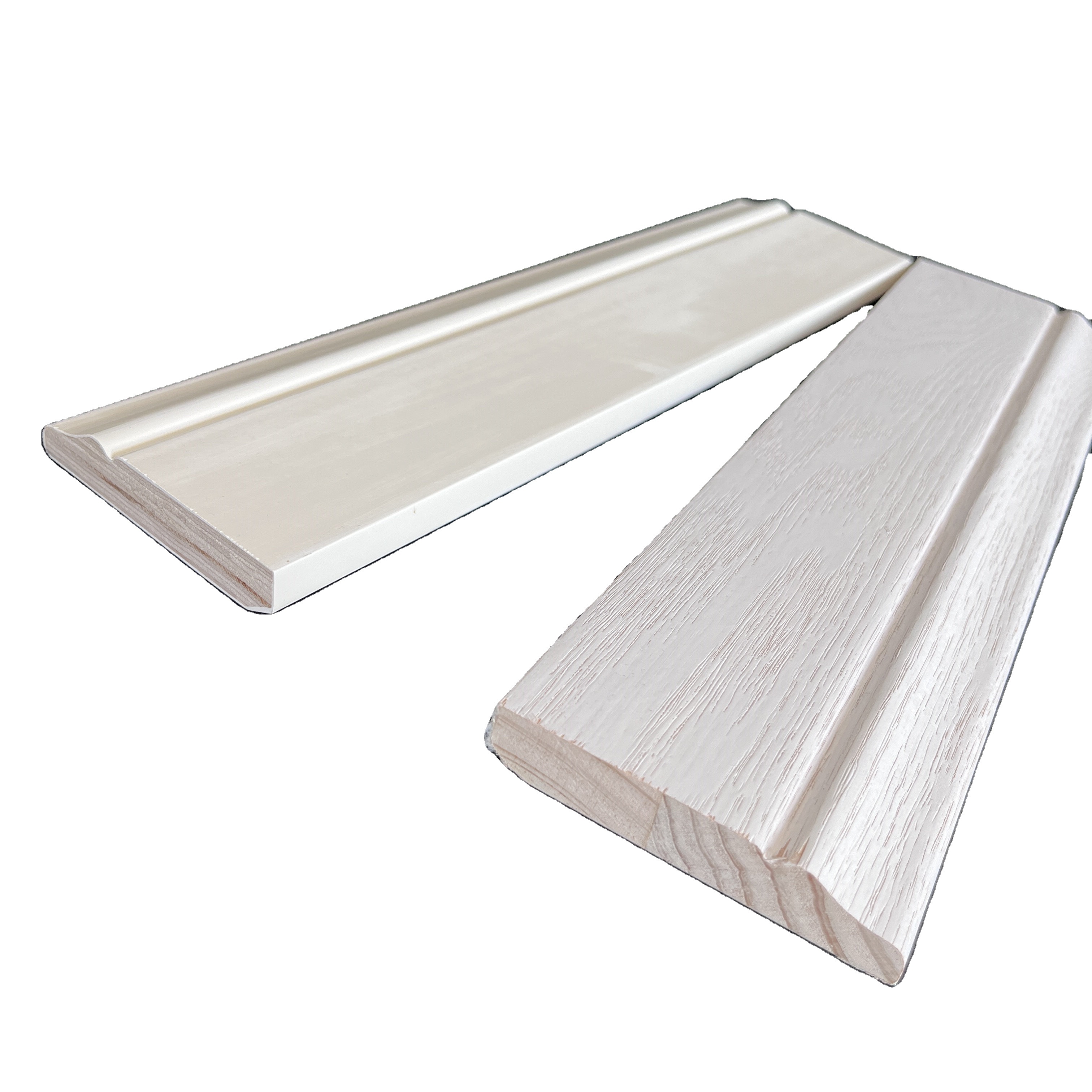 Trims Solid Wood Mouldings White Primed Door Casing MDF Baseboard Mouldings