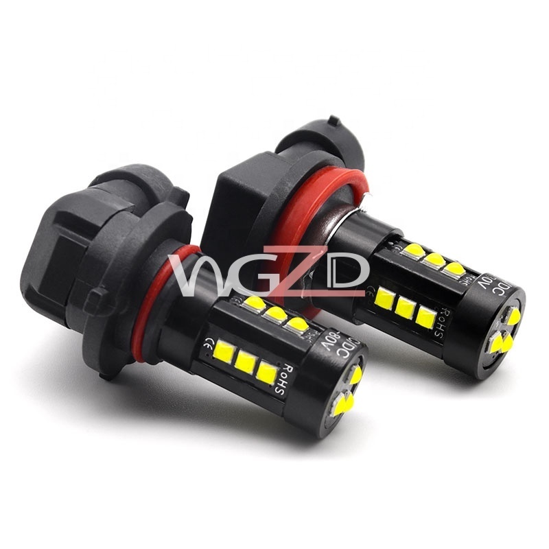 Car accessory H8 H11 9005 9006 3030 15SMD Fog Lamp Front Led Bulb 12V Led Headlight static light