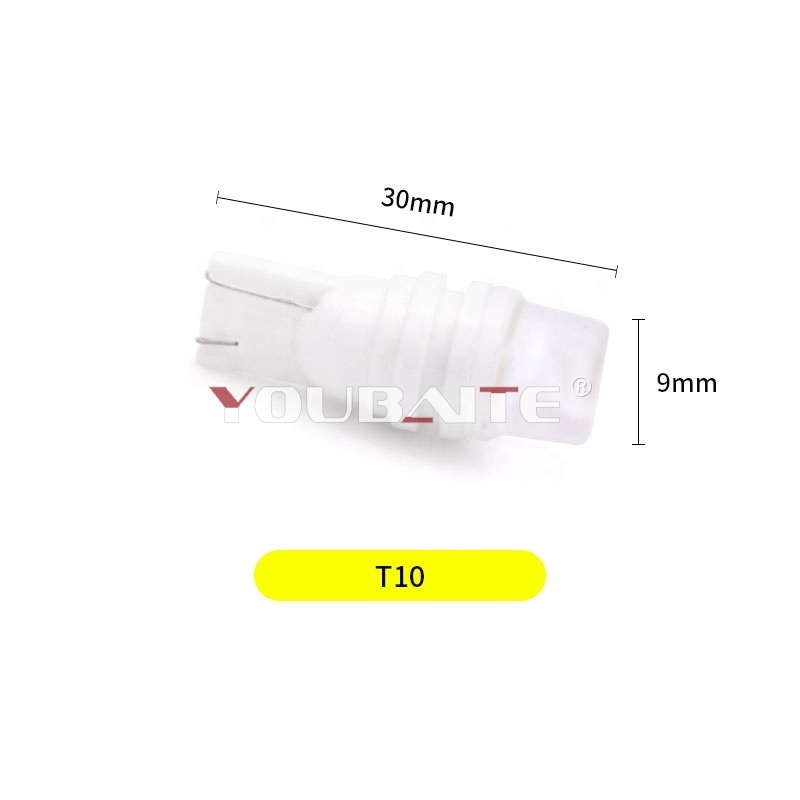 T10 Led Bulb 194 W5W 2835 3SMD LED Bulbs for Car Courtesy Dome Map Door License Plate Light Parking Light  3D Lens Ceramics Bas