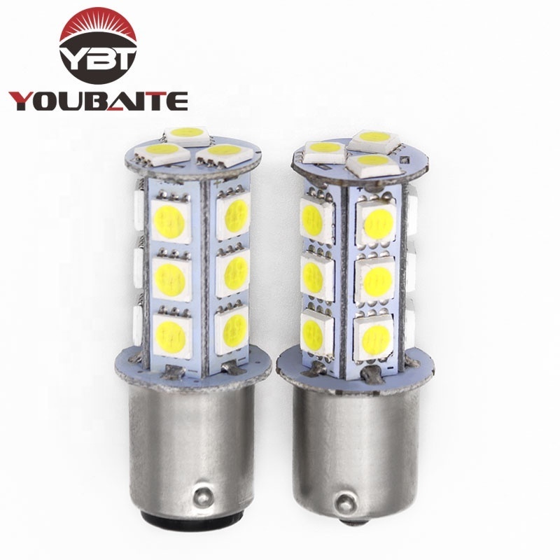 Car LED Lights 5050 18SMD Turn Signal Bulbs 1157 1157 ba15s Auto Reverse Light Brake Lamp 12V led Bulb