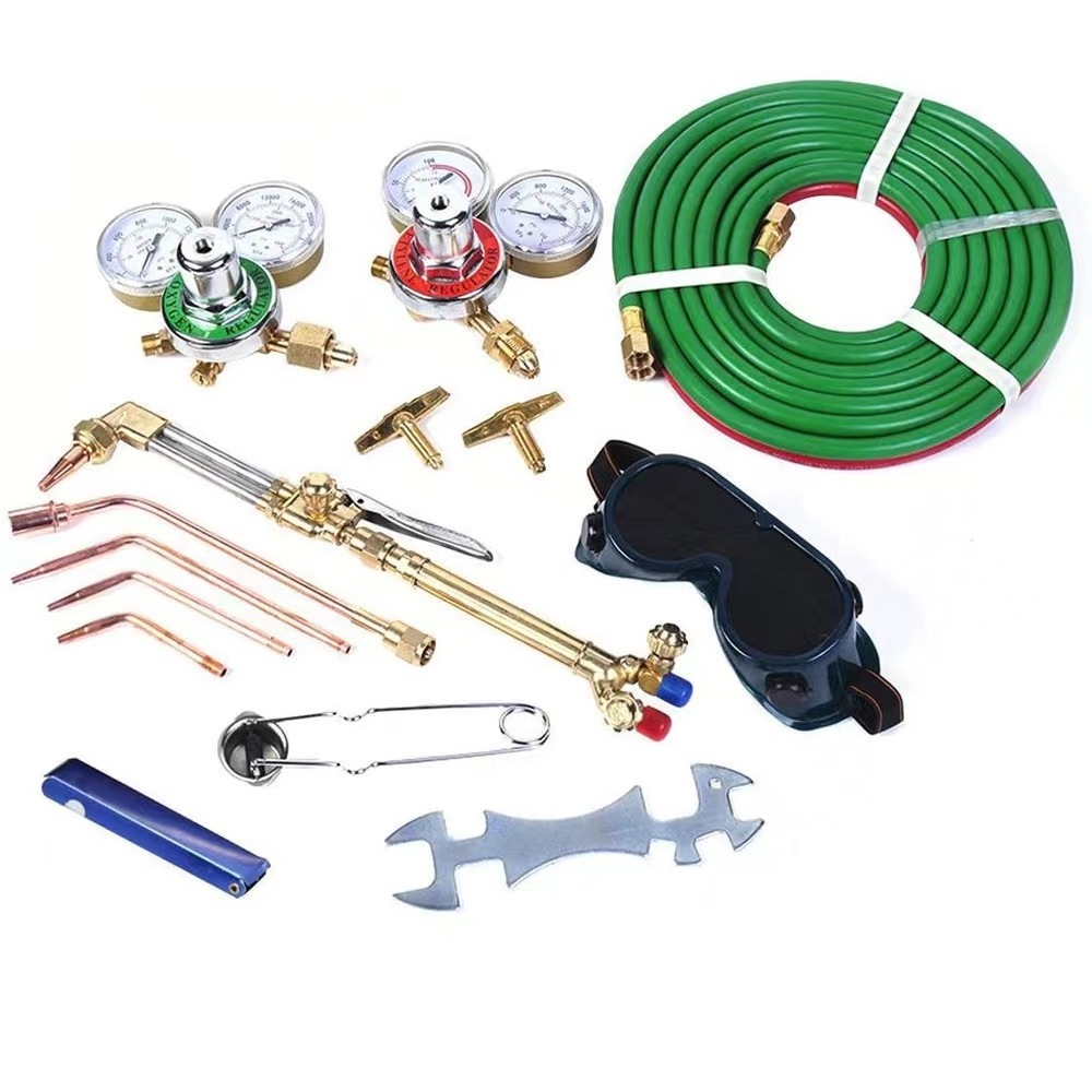 Welding equipment Portable Oxygen Acetylene Welding Cutting Torch Tank Kit