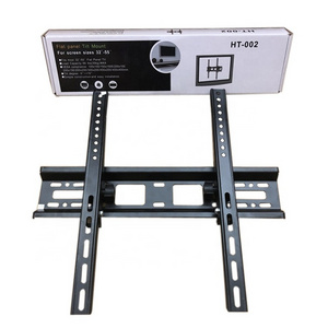 Vesa 400x400 Heavy hanger Lcd Stand Tilting Tv Wall Mount Bracket For 26-55 Inch wall tv mount 001 002