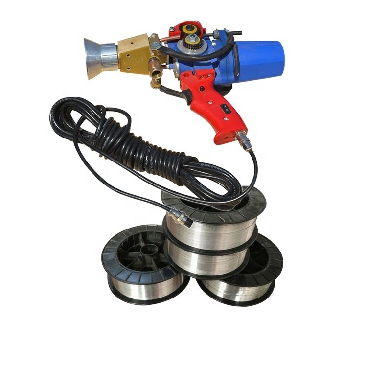 Thermal spraying  arc spray machine and spray gun zinc and aluminium