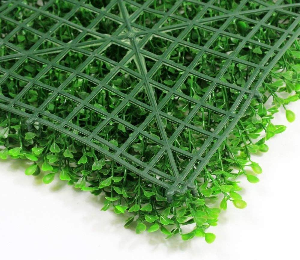 grass panels artificial plant wall green hedge