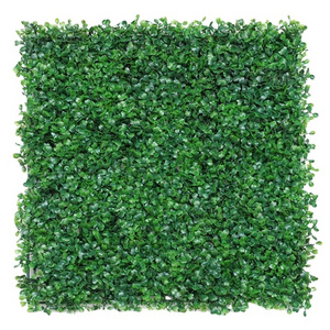 Artificial Green Wall Grass Decoration 20 in X 20 in Artificial Hedge mat Boxwood Panel