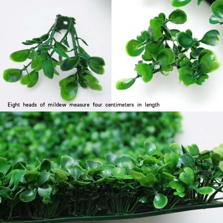 Artificial Green Wall Grass Decoration 20 in X 20 in Artificial Hedge mat Boxwood Panel