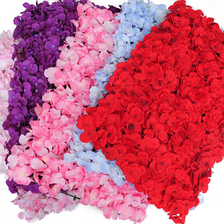 High quality artificial hydrangea flower wall backdrop