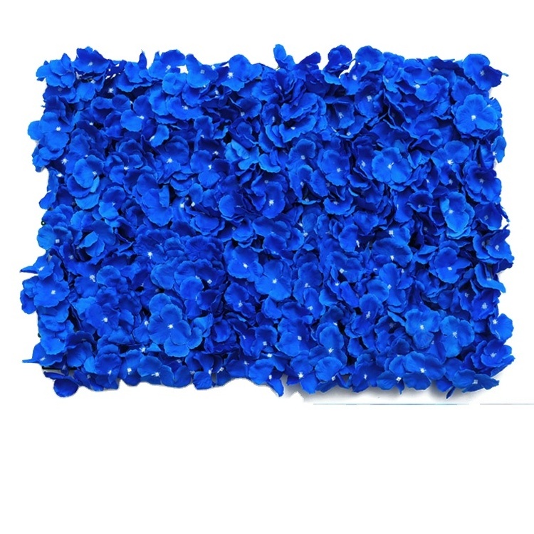 Waterproof Silk Fabric Rose Peony Hydrangea Artificial Flower Wall  backdrop decoration Wall Panel  40cm X 60cm