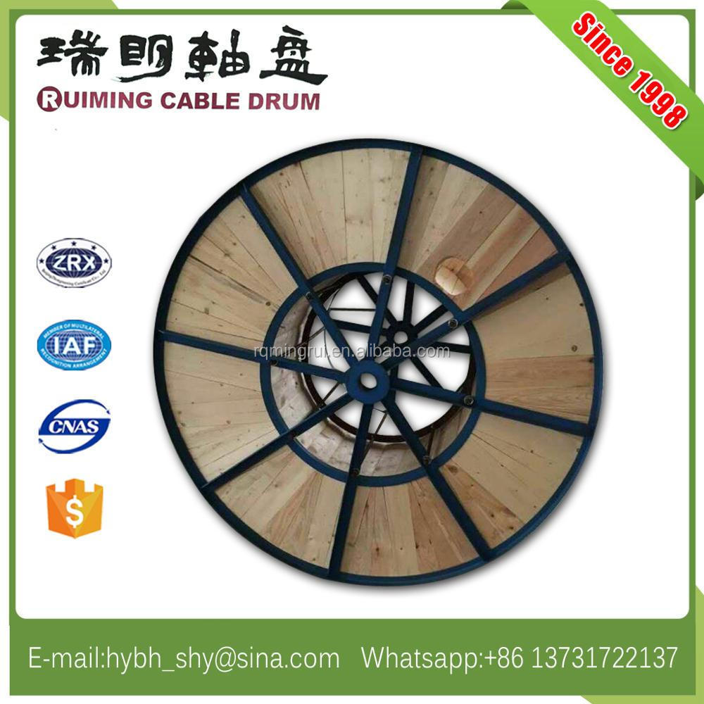 2500mm Steel Wood Empty Spool Cable Drums For Sale