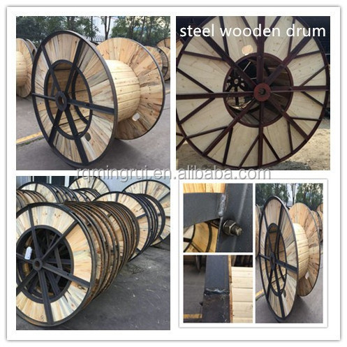 2500mm Steel Wood Empty Spool Cable Drums For Sale