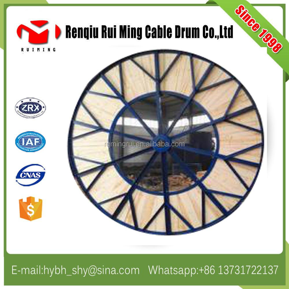 steel wooden cable drums cable winding drum for Indonesia market