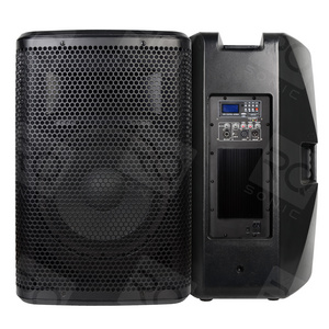 RQSONIC CAO15APX Plastic 350W 15" dj party 2 Channels Bi-amp Class H Amplifier power Active Speaker box