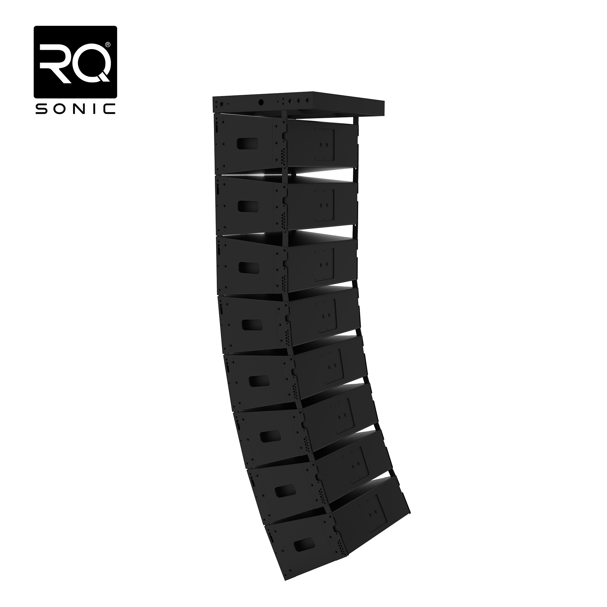 RQSONIC LA210 Line Array Speakers 10 inch Powered Passive Active Line Array Speaker System for Outdoor Party