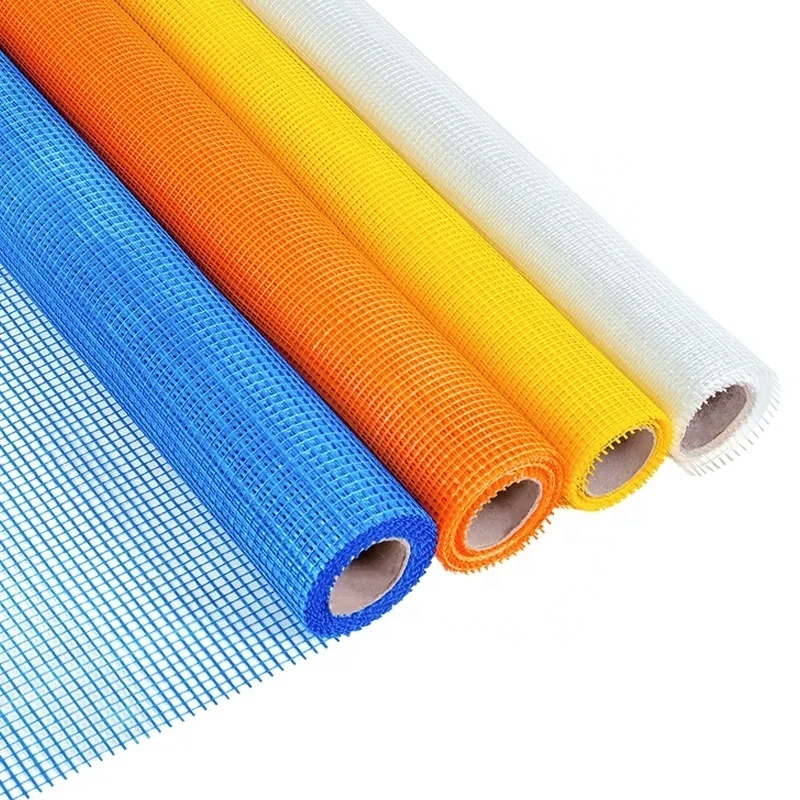 fiberglass mesh 5*5mm 125gsm 75gr 1x50m Fiberglass net glass fiber mesh for plastering