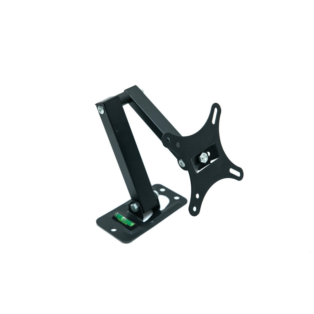 LCD LED Swivel 180 Degree Adjustable TV Wall Mount Bracket Metal Stand Universal Black Holder