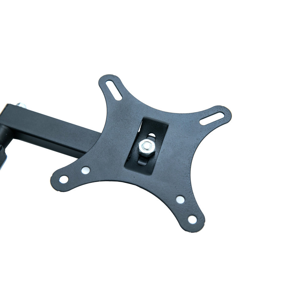 LCD LED Swivel 180 Degree Adjustable TV Wall Mount Bracket Metal Stand Universal Black Holder