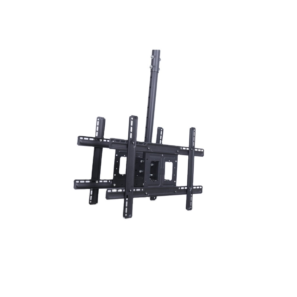 Popular selling height adjustable mount tv bracket flip down ceiling tv stand 360 degree rotating ceiling tv mount