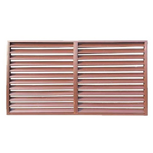 Modern Art Decorative Sun Shade Aluminium Shading Vertical Fixed Sun Louver Facade Aluminum Louver Louvers Aluminium Windows - B