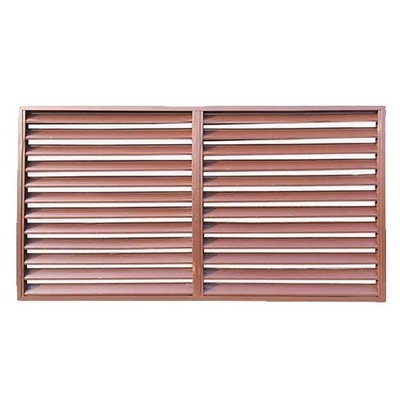 Modern Art Decorative Sun Shade Aluminium Shading Vertical Fixed Sun Louver Facade Aluminum Louver Louvers Aluminium Windows - B