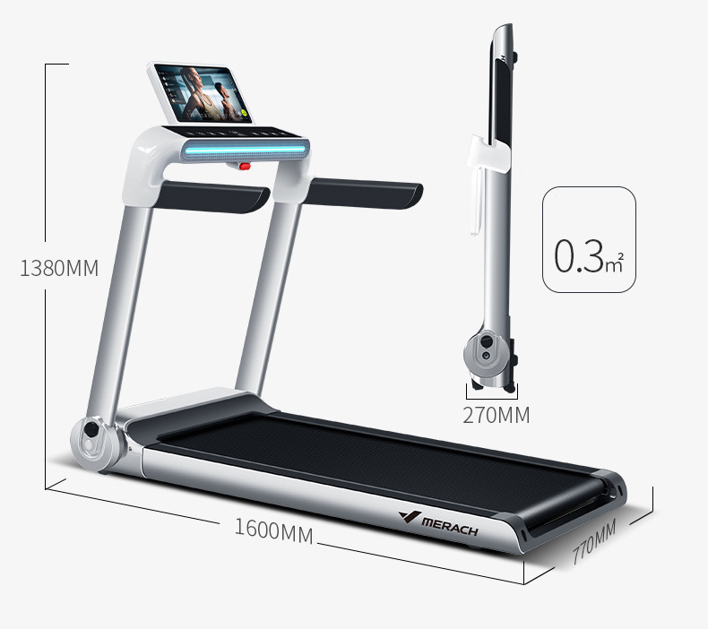 Hot Sale Office Home DC Motor Electric Walking Machine Treadmill With Bluetooth