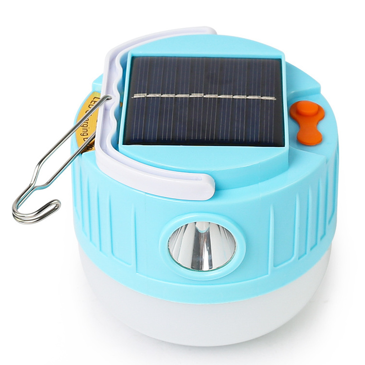 DC 5V LED rechargeable portable solar light bulb 40w Solar lantern Searchlight Emergency Light for camping outdoor