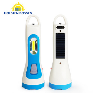 HB1102 Solar Flashlight LED COB Home Outdoor Emergency Lighting Flashlight Household Rechargeable Flashlight