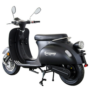 2 Dual Batteries Vespa Long Driving Range Electric Motorcycles 100% CBU Electric Scooters With EEC COC Certificate