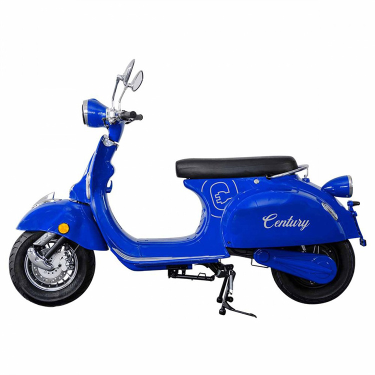 EU Warehouse Classic Retro Electric Motorcycles 60V 2000W Electric Scooters Vespa with Dual Removable Lithium Batteries