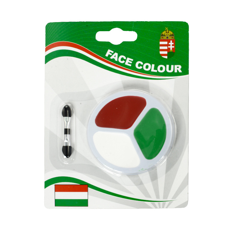 3 Colors Face Printing Color Halloween Make Up Face Paint Football Soccer  Fans Painting