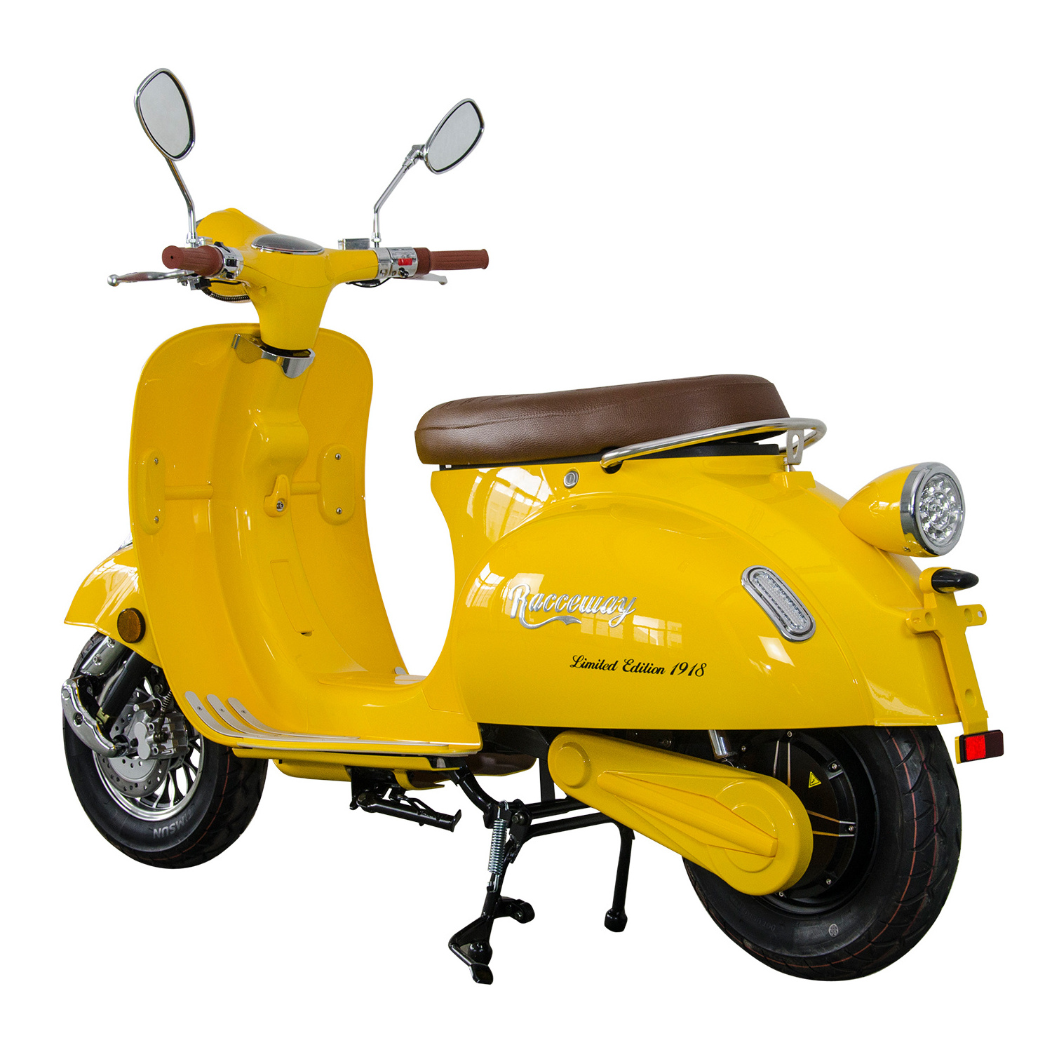 2 Dual Batteries Vespa Long Driving Range Electric Motorcycles 100% CBU Electric Scooters With EEC COC Certificate