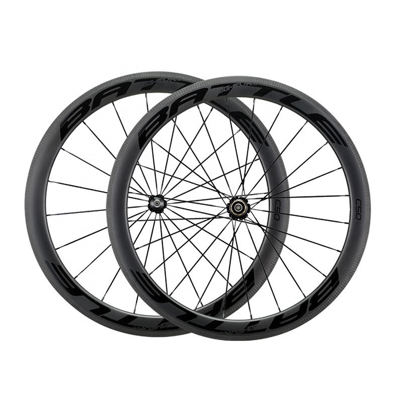 Toray Carbon Wheels Road Bike Wheelset Disc 45mm Clincher Bicycle Wheels 25mm Width Carbon 700C Wheelset Tubeless Disc Brake Rim