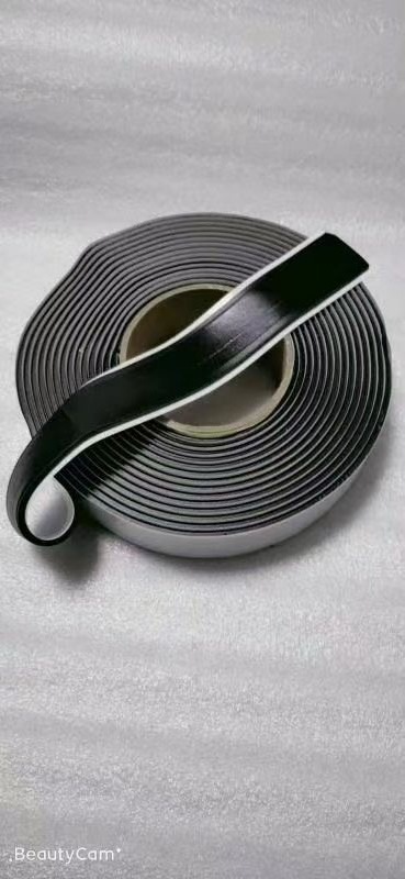 Black self adhesive butyl rubber tape for RV Repair Window Boat Sealing