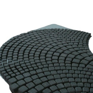 Chinese G684 granite mesh cobblestone pavers