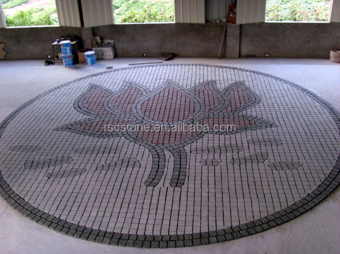 Concrete paving stone , compass paving stone , paving stone circle