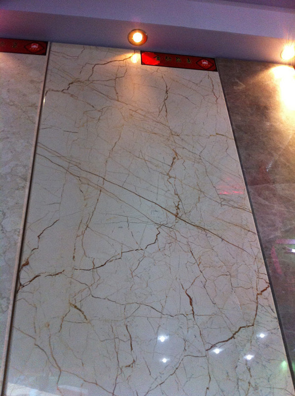 High qualite Sofitel Gold Cream Block beige Marble Slab