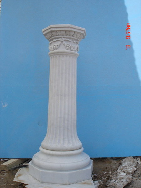 Marble stone gate pillar design decorative house pillar