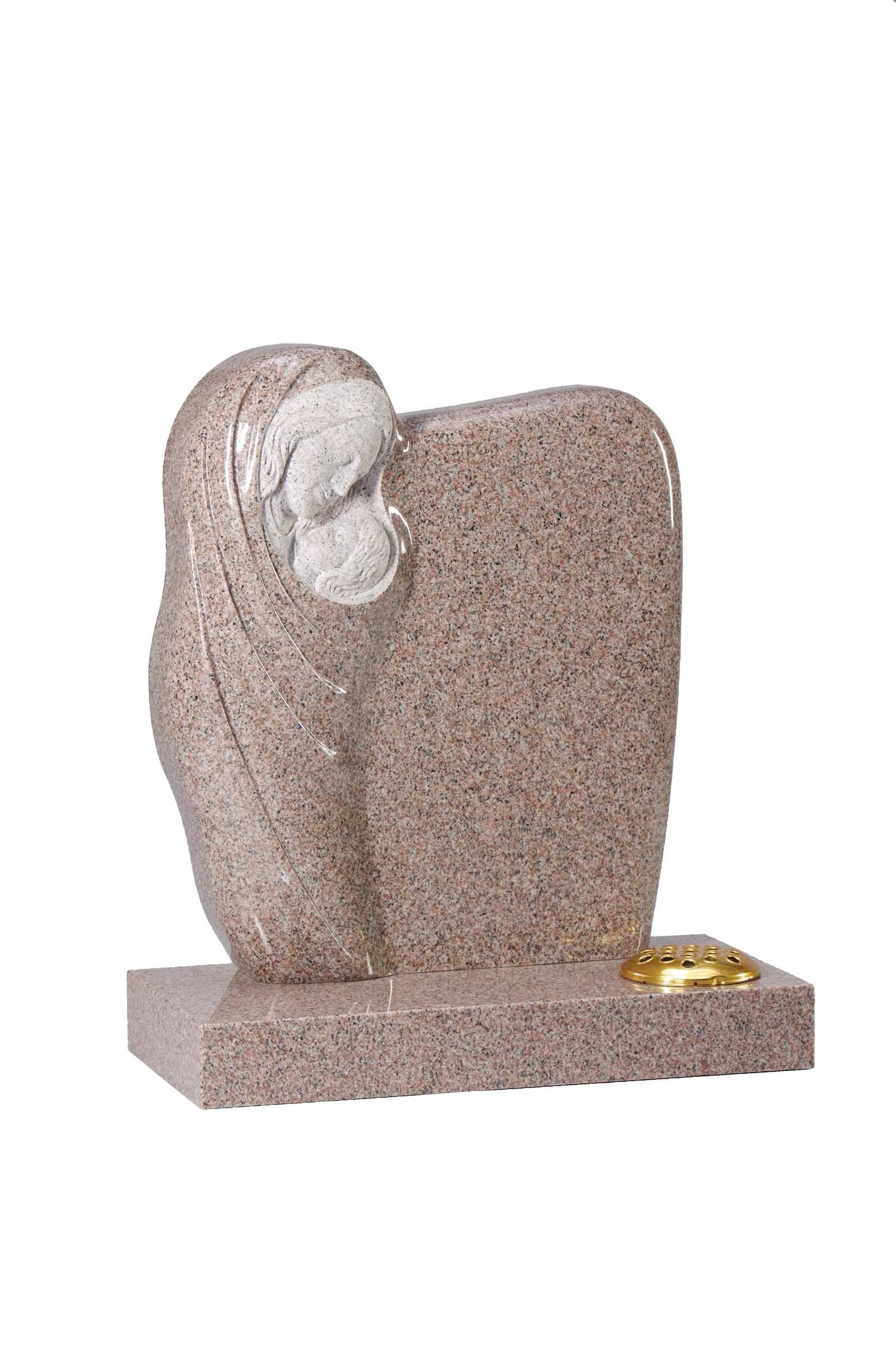 angel heart granite kid's cemetery memorials angel guardian single headstone