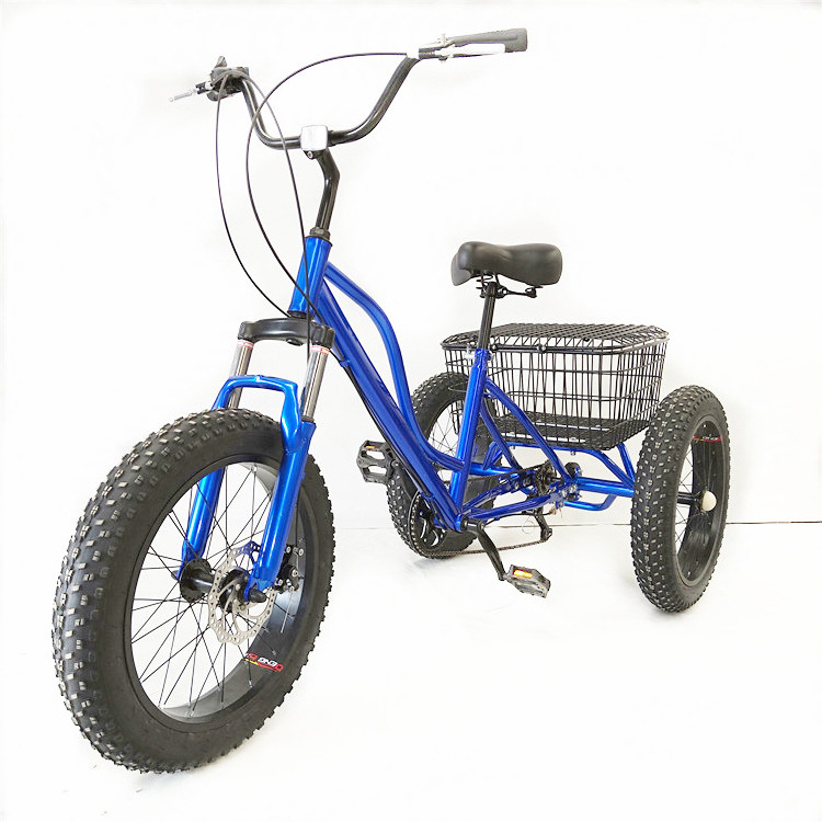 3 big wheels fat tire bike cargo of tricycle trike bike bicicletas triciclo para adulto for adults in panama sale