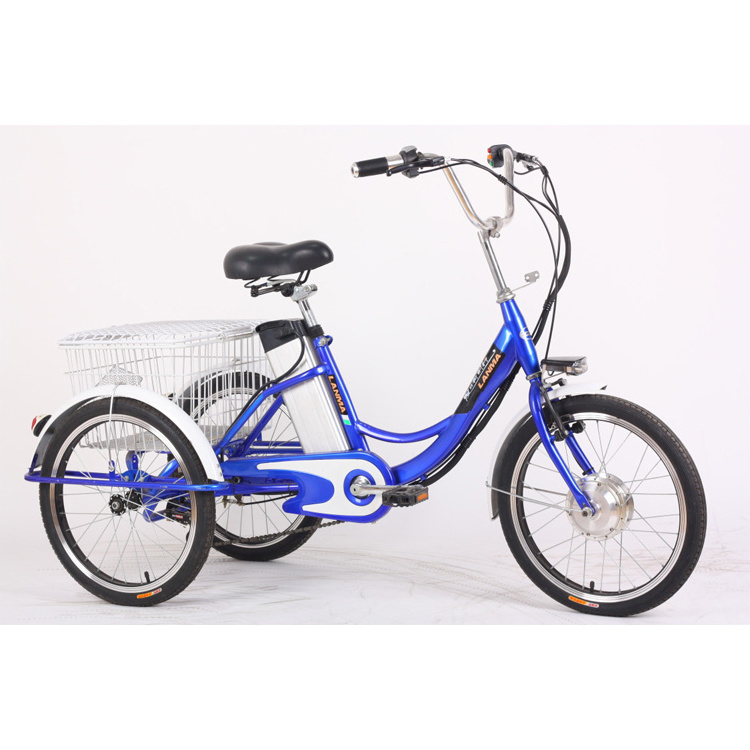 High  quality electric cargo bike 20 inch wheel electric tricycle rickshaw bike