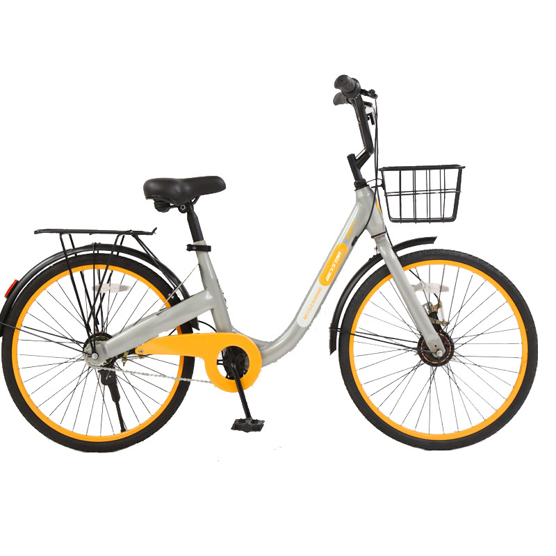 ofo city bike 26 inch 24 inch alloy steel frame city bike oem design for rent with the ce certification