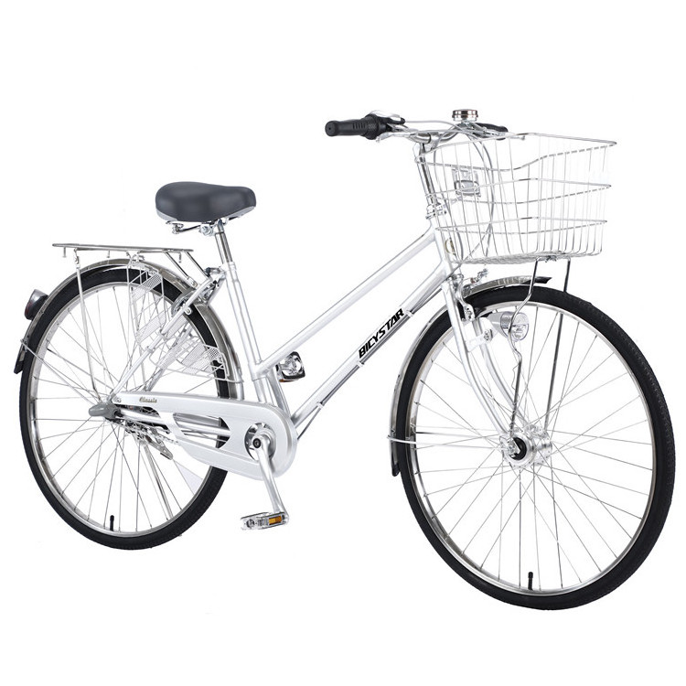 family used bicycle for men and women 24 inch student hot sale city bike