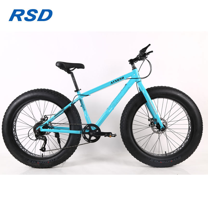 Factory OEM Aluminum alloy second hand used bikes 26'' 21speed big tire fat bike / snow fat bicycle with good quality