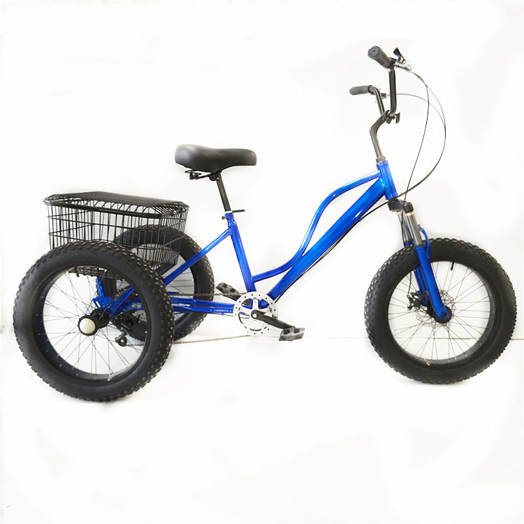 3 big wheels fat tire bike cargo of tricycle trike bike bicicletas triciclo para adulto for adults in panama sale