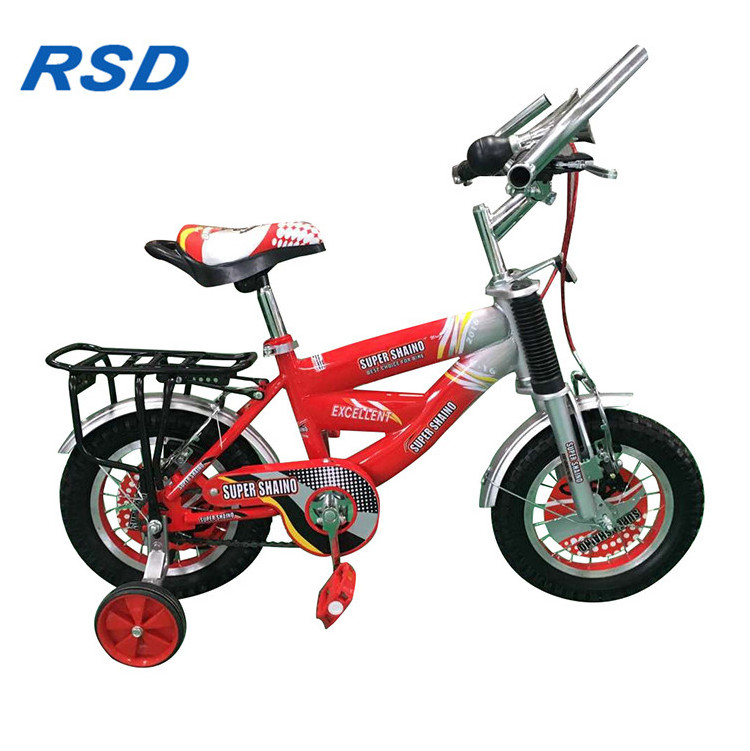 Wholesale 4 wheels children's bike for 3 years old kids/best argon arc welding bike for girls/princess style 14