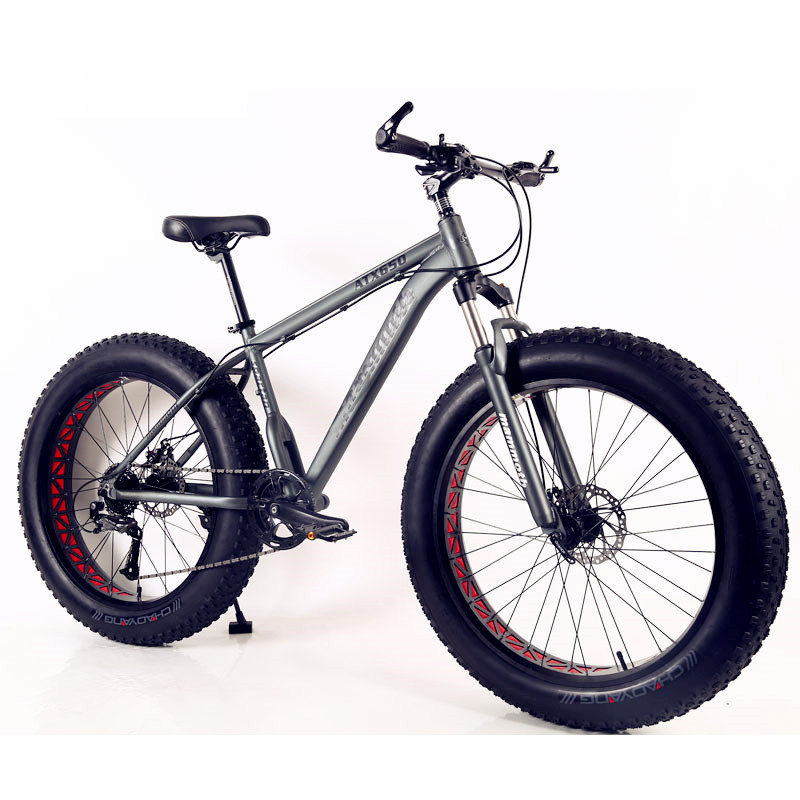 Factory Mountain Bike 26 Inch Fat Tire Snow Bikes Dual Disk Brake Bicycle Wholesale