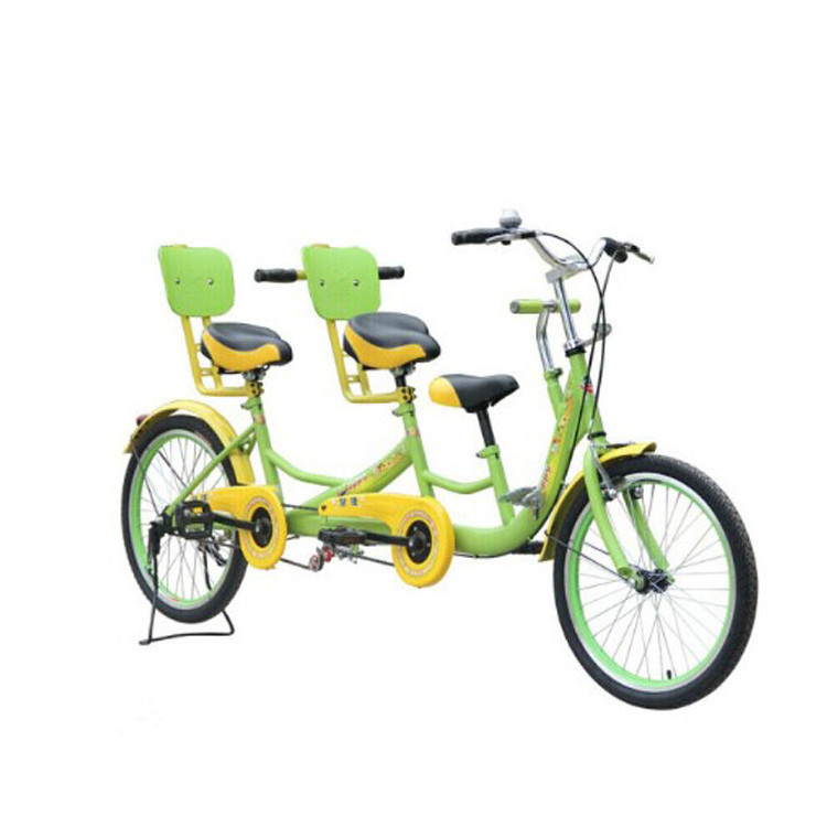 Fun Pedal Family Quadricycle for 4 person/ 4 seats surrey bikes/20 inch bike rims